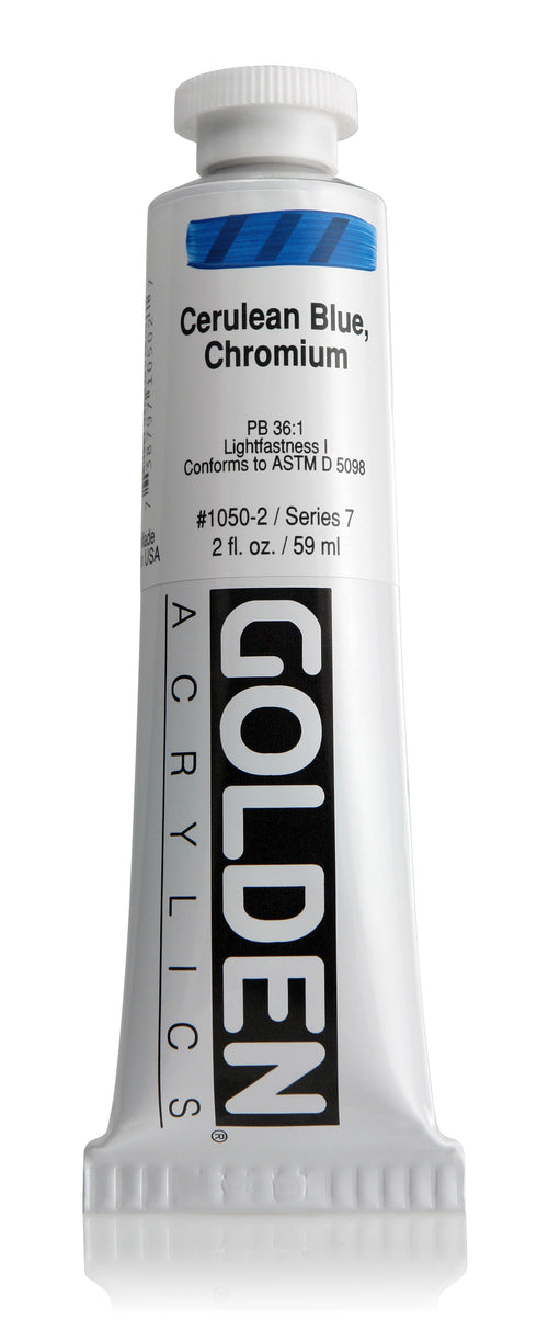 HB ACRYLIC PAINT  CERULEAN BLUE CHROM 2